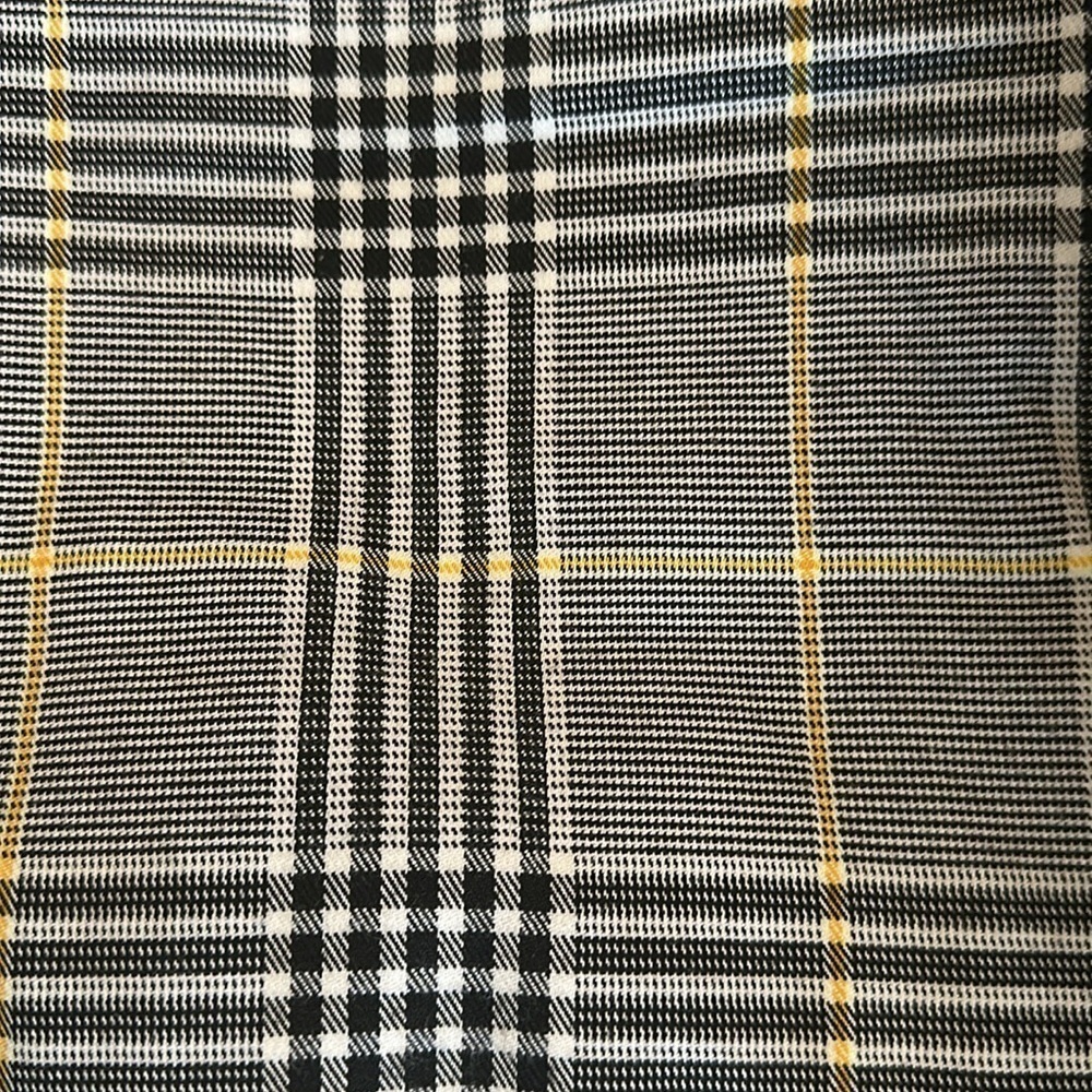 Mosaic & Co Plaid Trousers Pants W/ Belt - Picture 8 of 9